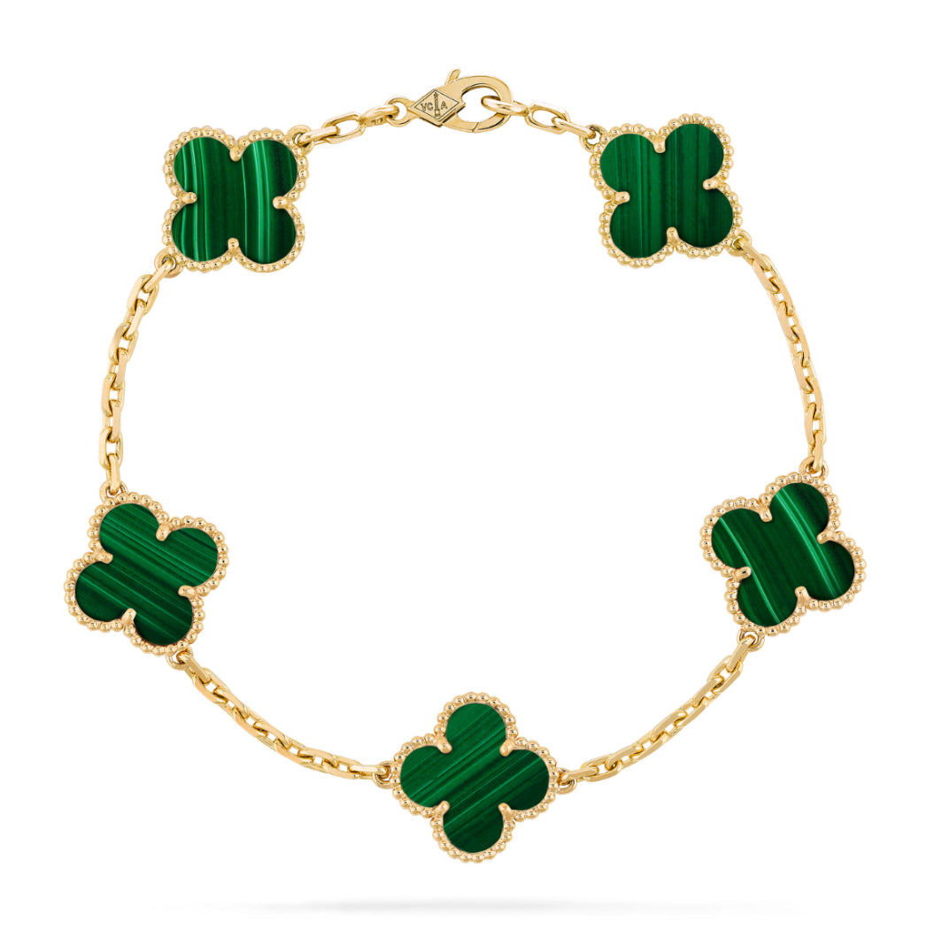 5 Cover Bracelet - Malachite